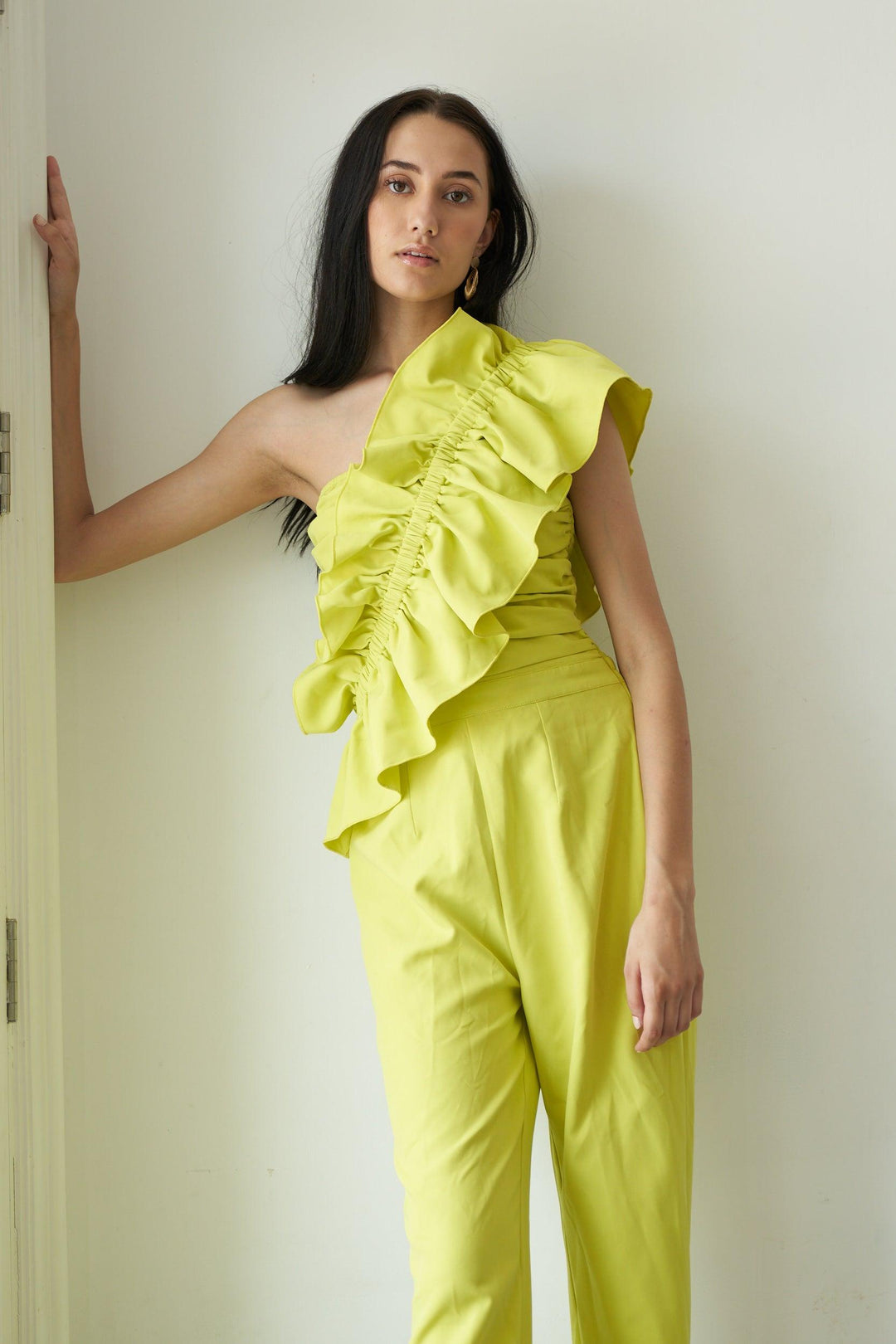 Frill jumpsuit - ANI CLOTHING