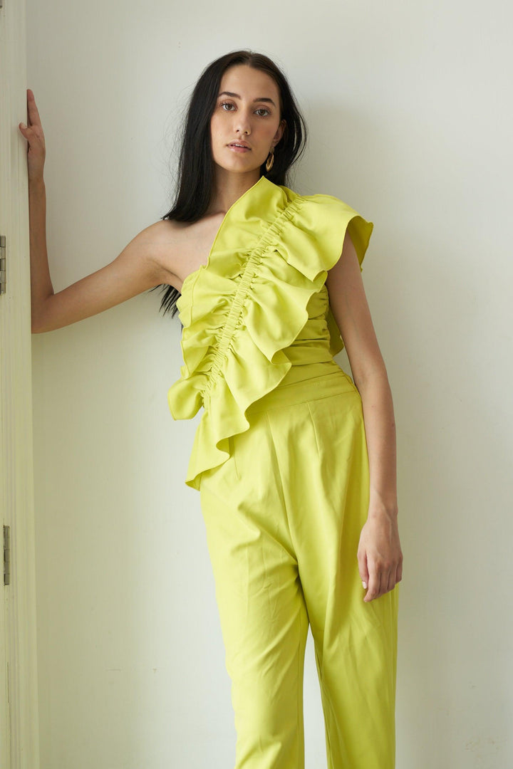 Frill jumpsuit - ANI CLOTHING