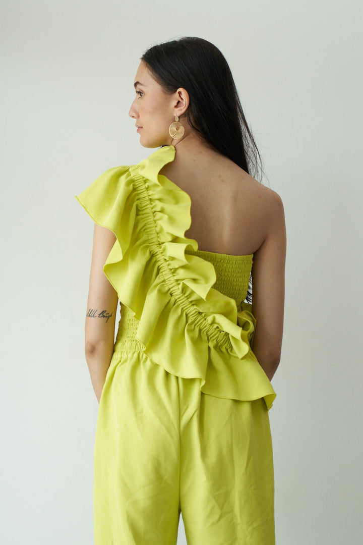 Frill jumpsuit - ANI CLOTHING