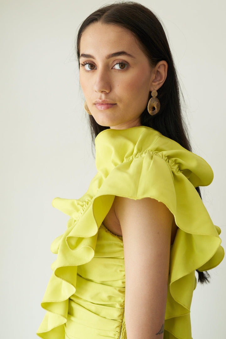Frill jumpsuit - ANI CLOTHING