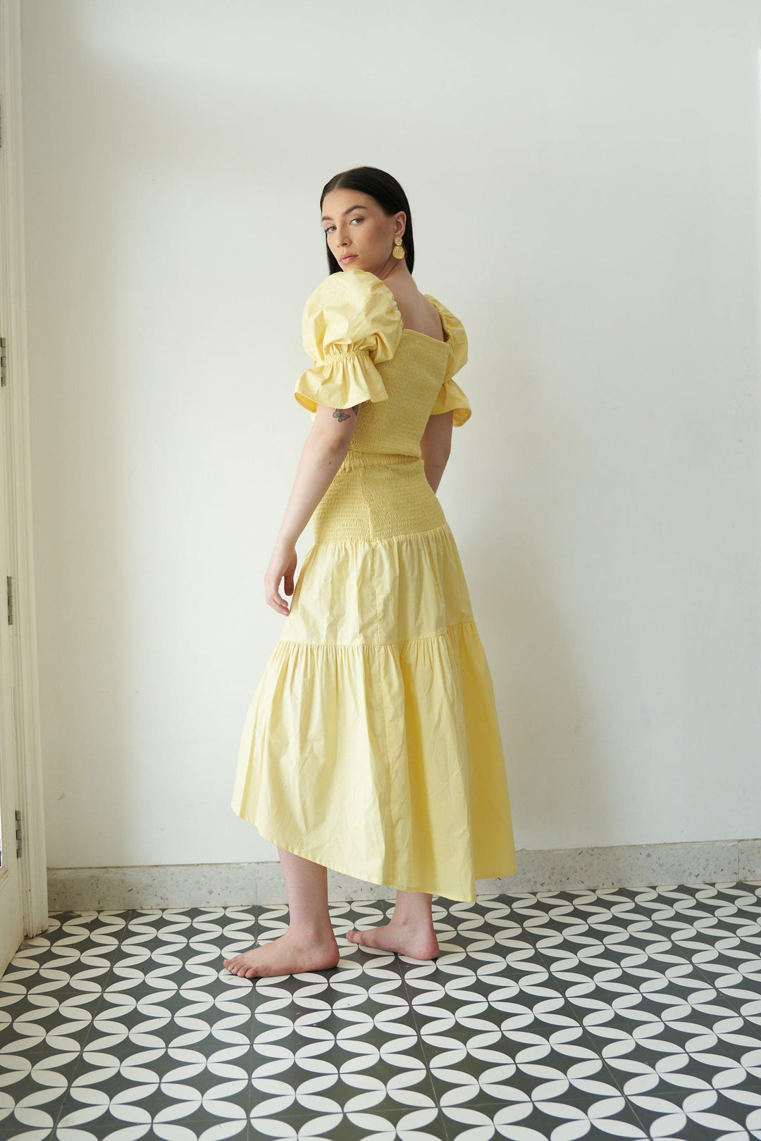 Yellow Pop Top - ANI CLOTHING