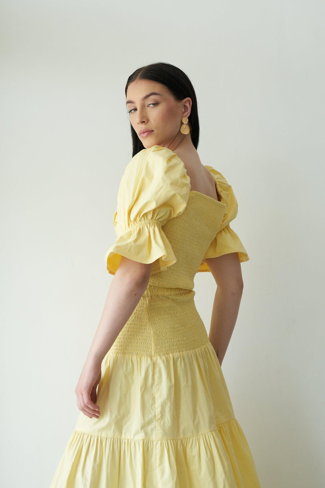 Yellow Pop Top - ANI CLOTHING