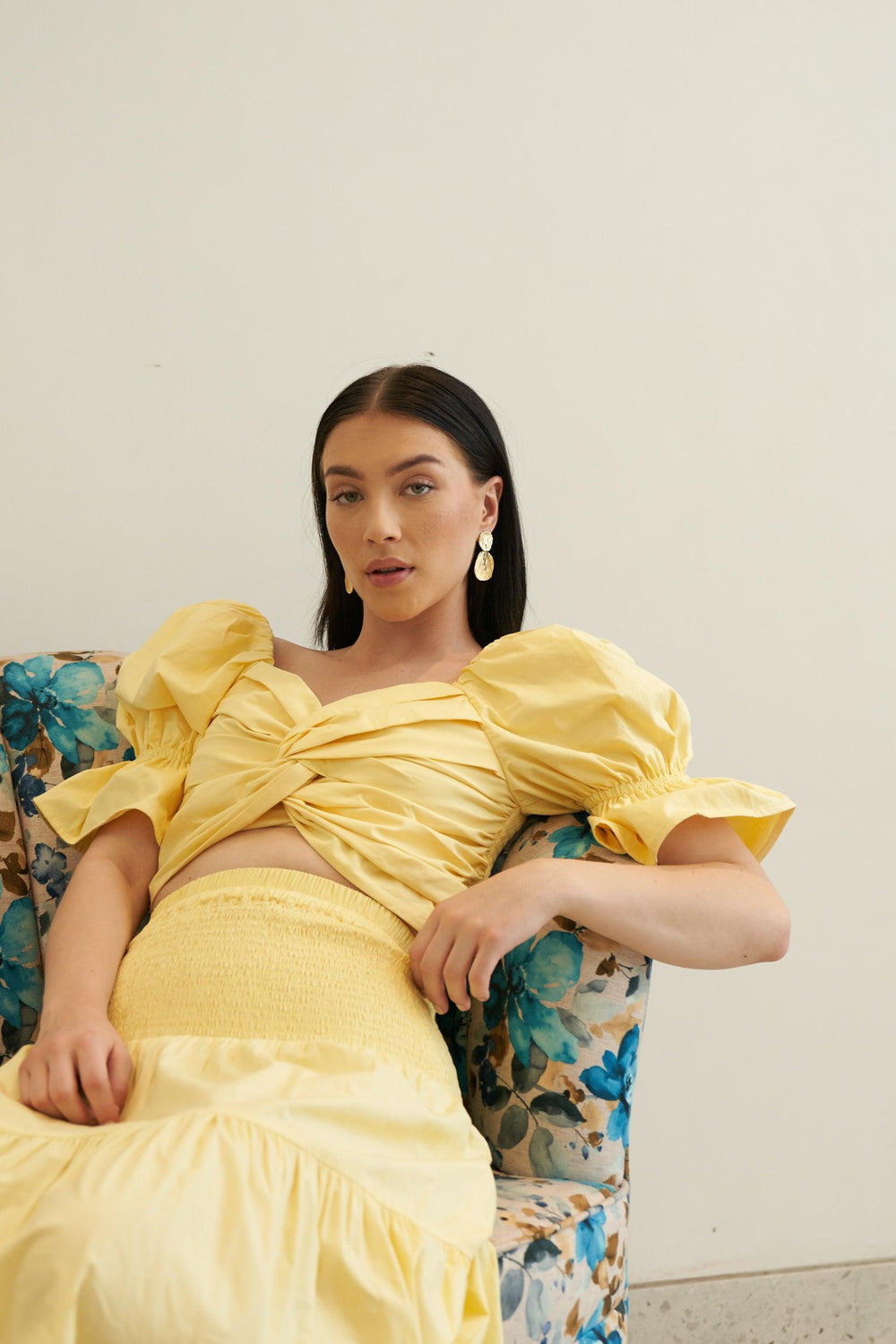Yellow Pop Top - ANI CLOTHING
