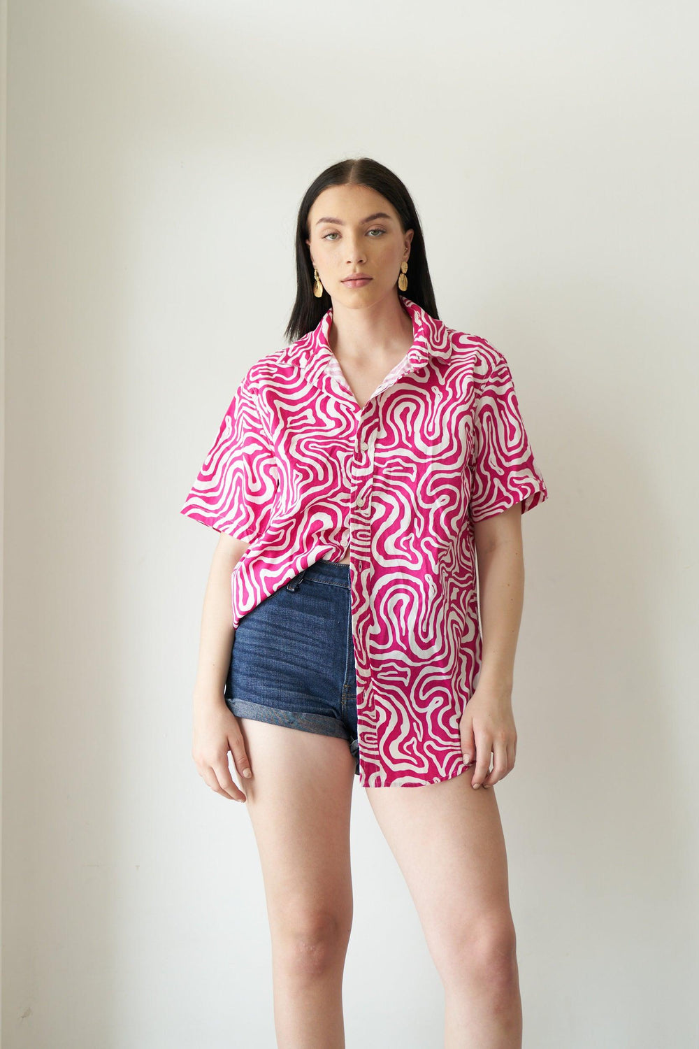 Swirl print shirt - ANI CLOTHING