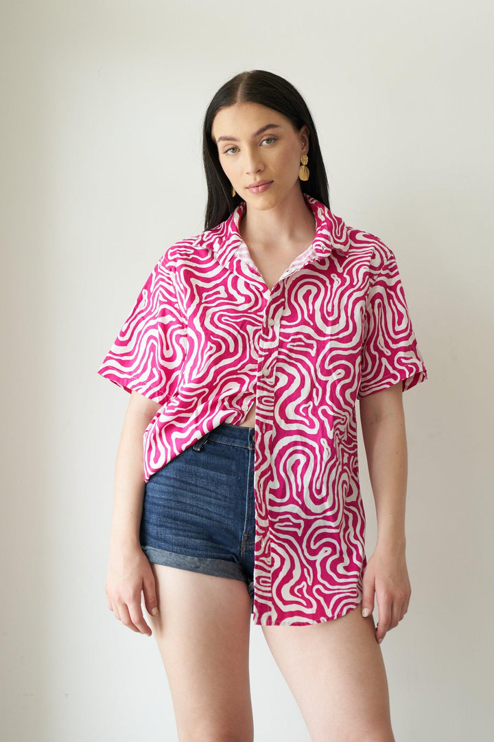 Swirl print shirt - ANI CLOTHING
