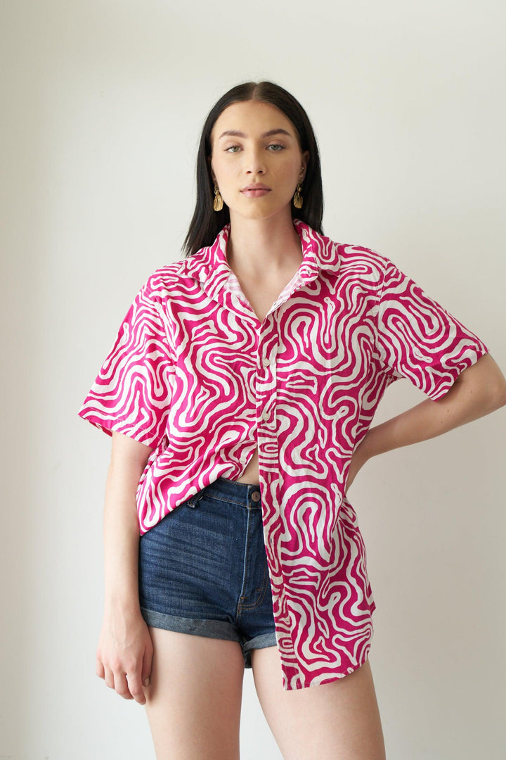 Swirl print shirt - ANI CLOTHING