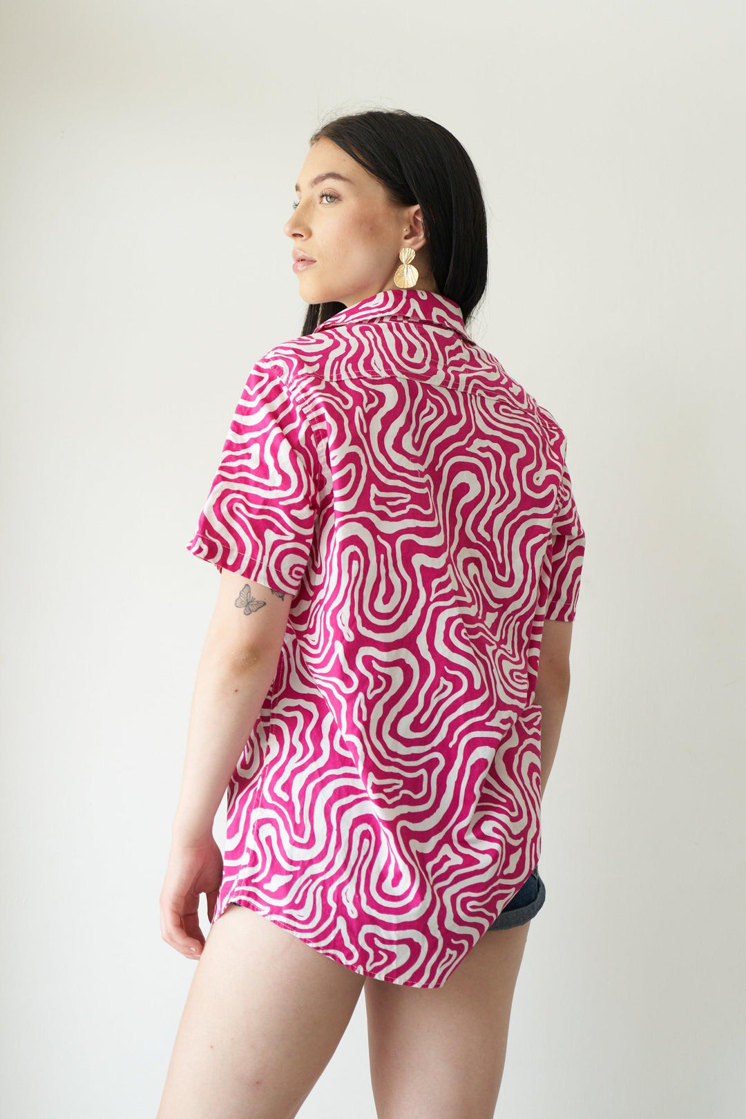 Swirl print shirt - ANI CLOTHING