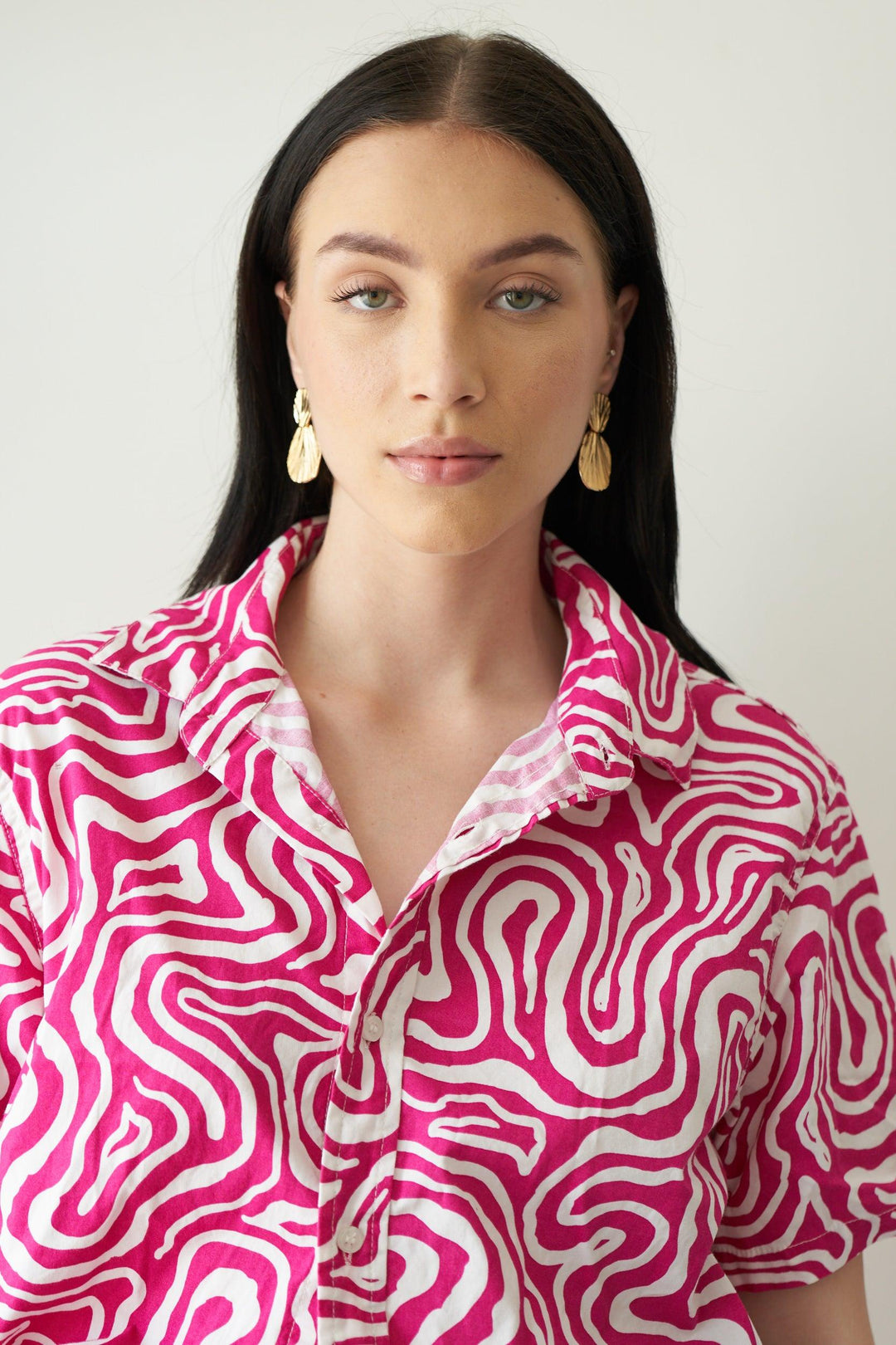 Swirl print shirt - ANI CLOTHING