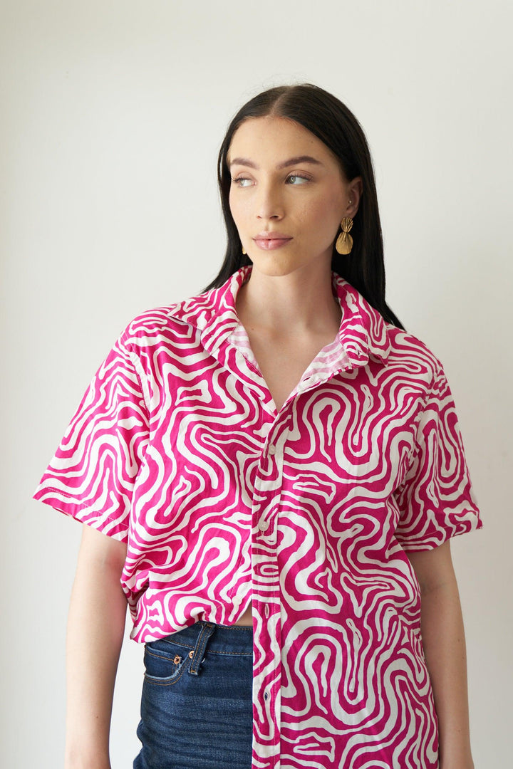 Swirl print shirt - ANI CLOTHING