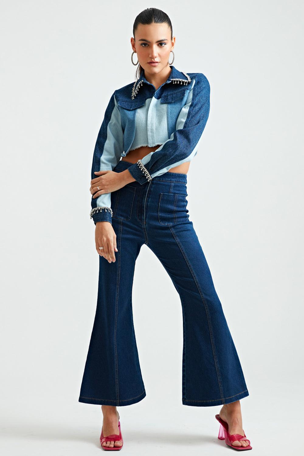 Denim Bell Bottoms - ANI CLOTHING