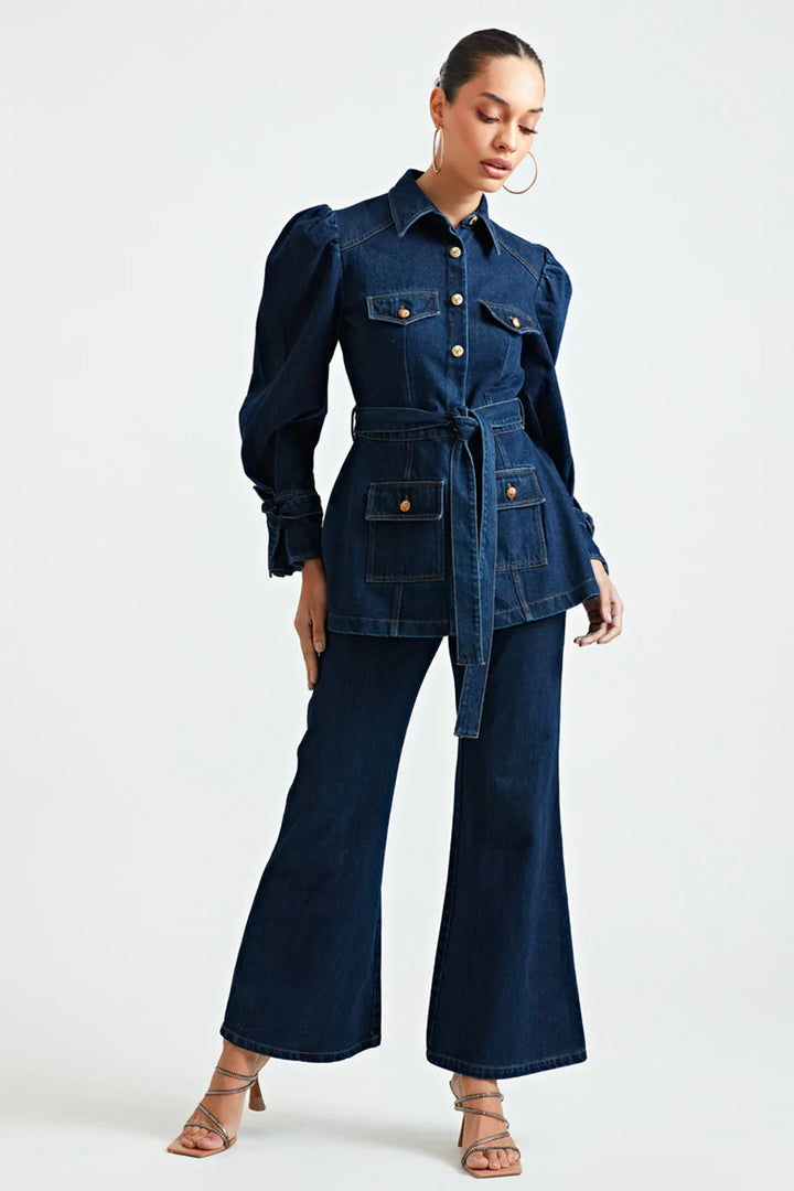 Poof Shacket Co-ord Set - ANI CLOTHING