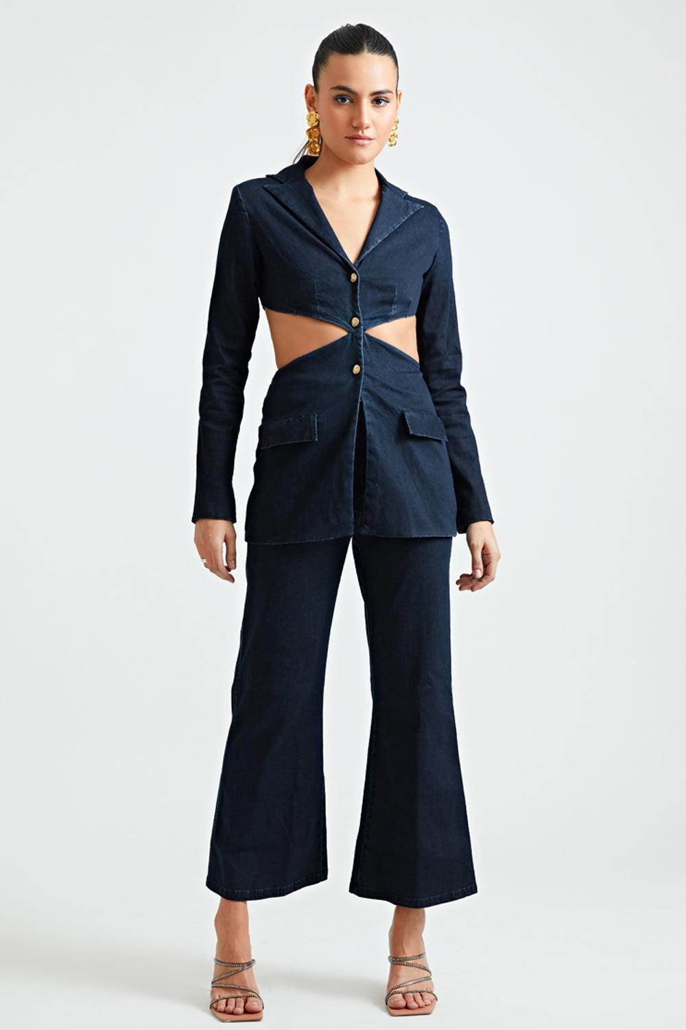 X Cutout Coord Pants - ANI CLOTHING