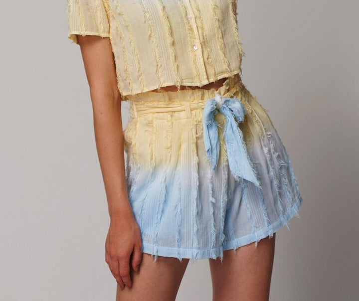 Ombré Co-ord Shorts - ANI CLOTHING
