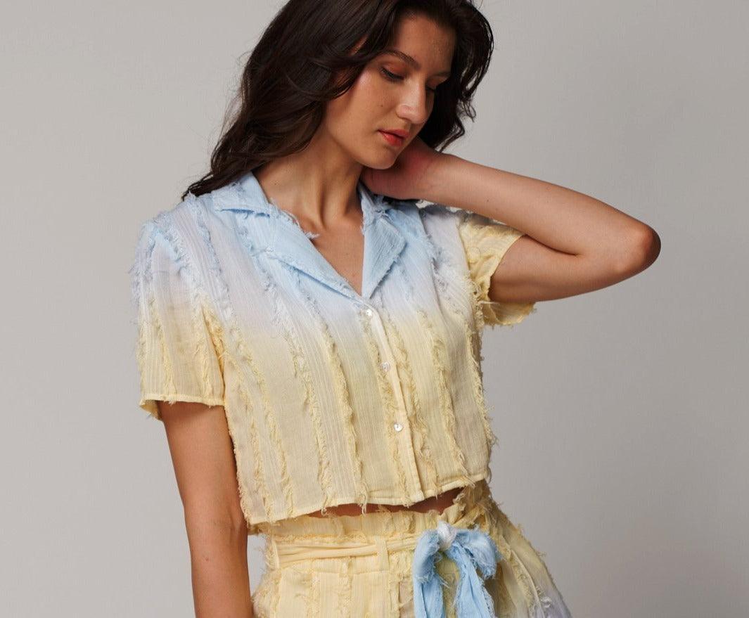 Ombré Co-ord Top - ANI CLOTHING