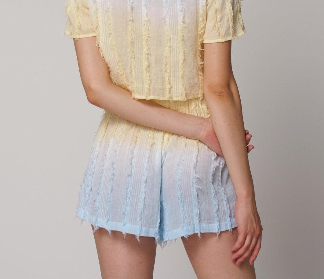 Ombré Co-ord Shorts - ANI CLOTHING